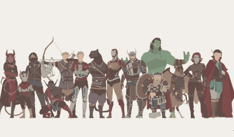 Marvel superheroes avengers as DnD characters